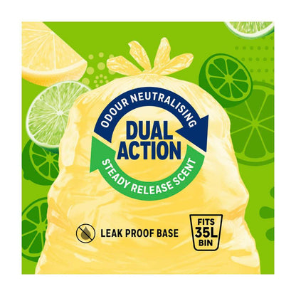 Glad Aromatics Kitchen Tidy Bags Sweet Citrus Large - 20 Pack