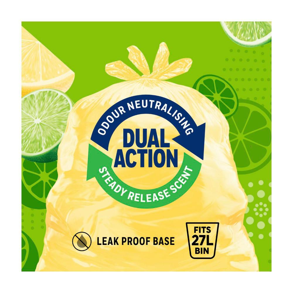 Glad Aromatics Kitchen Tidy Bags Sweet Citrus Medium - 28 Pack