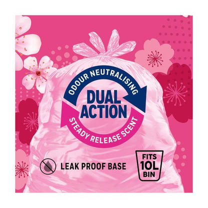 Glad Aromatics Bathroom Tidy Bags Cherry Blossom - 30 Pack