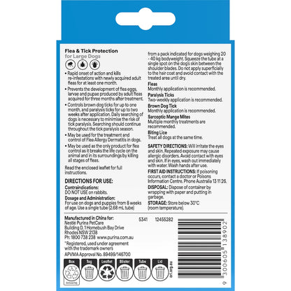 Total Care Flea & Tick Control Plus For Large Dogs Each