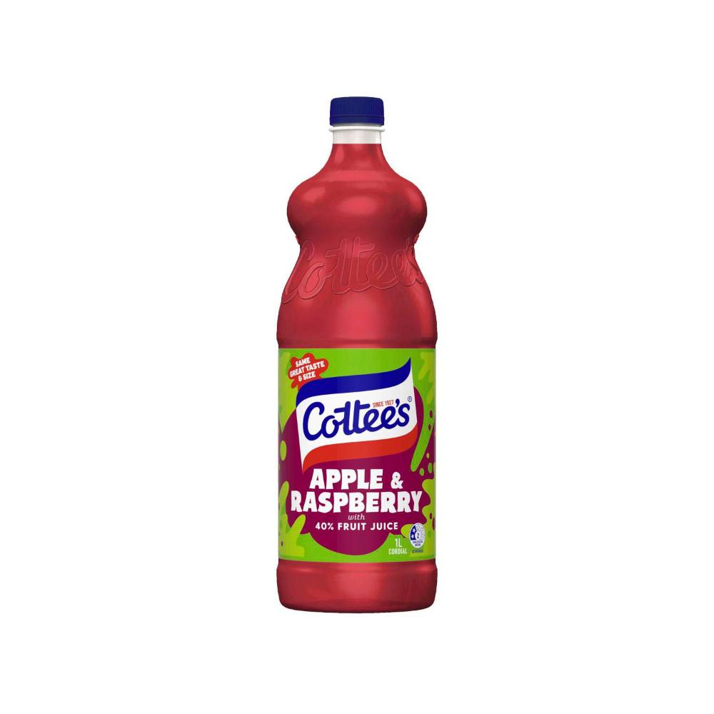 Cottee's Cordial Apple Raspberry - 1L