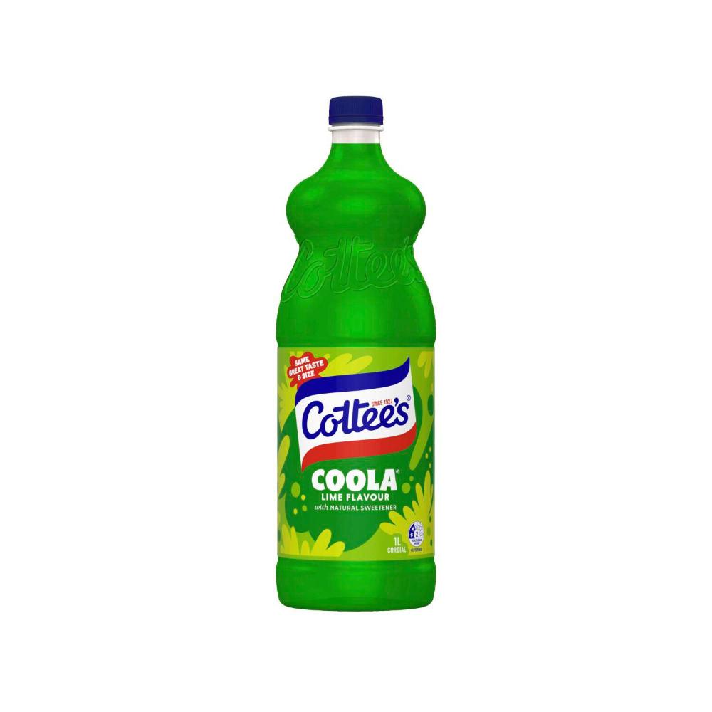 Cottee's Cordial Coola Lime - 1L