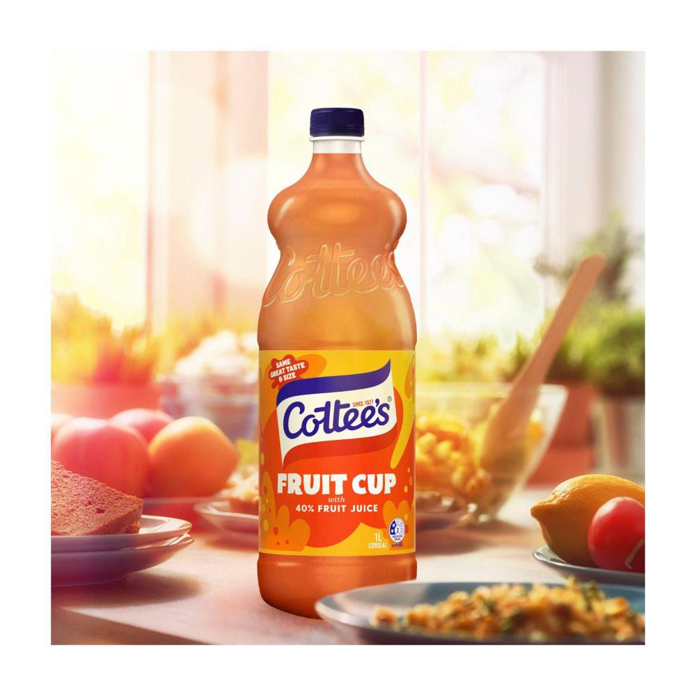 Cottee's Cordial Fruit Cup - 1L