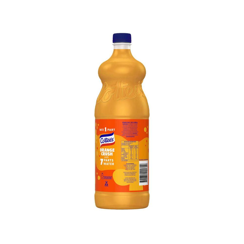 Cottee's Cordial Orange Crush - 1L