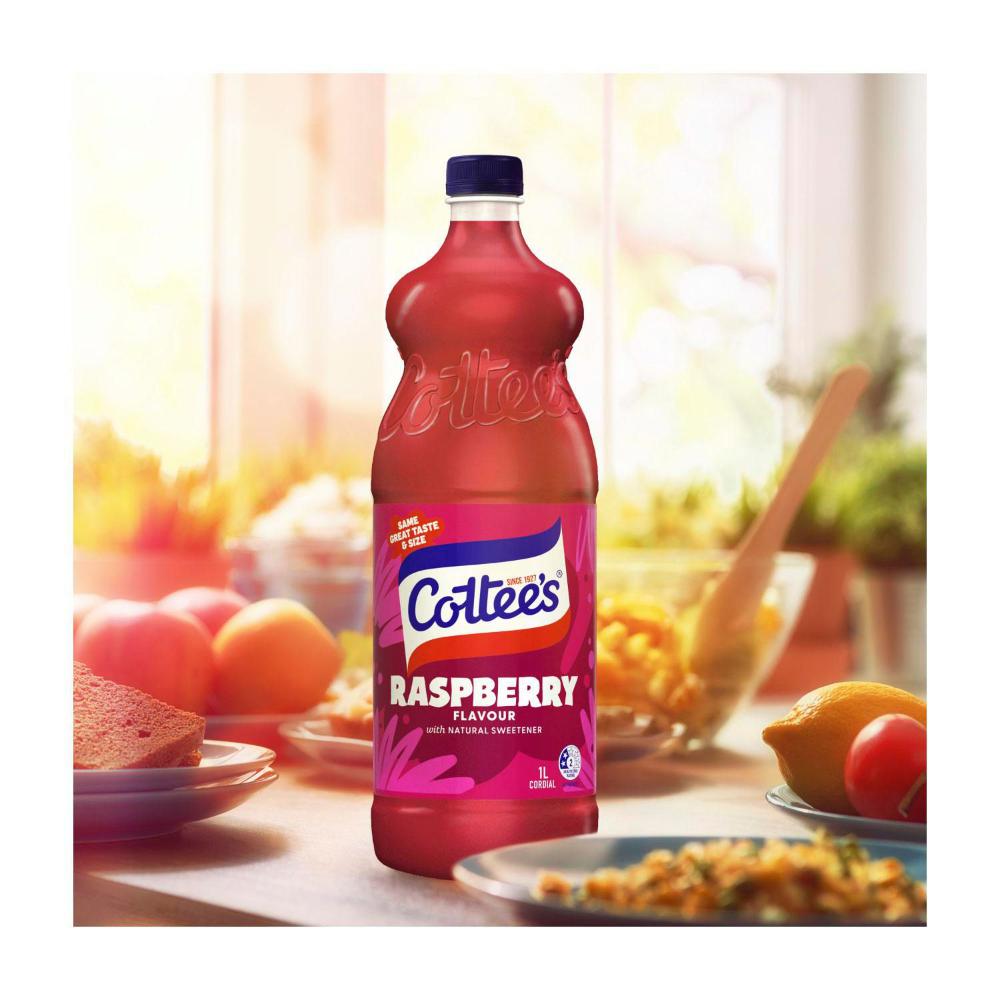 Cottee's Cordial Raspberry - 1L