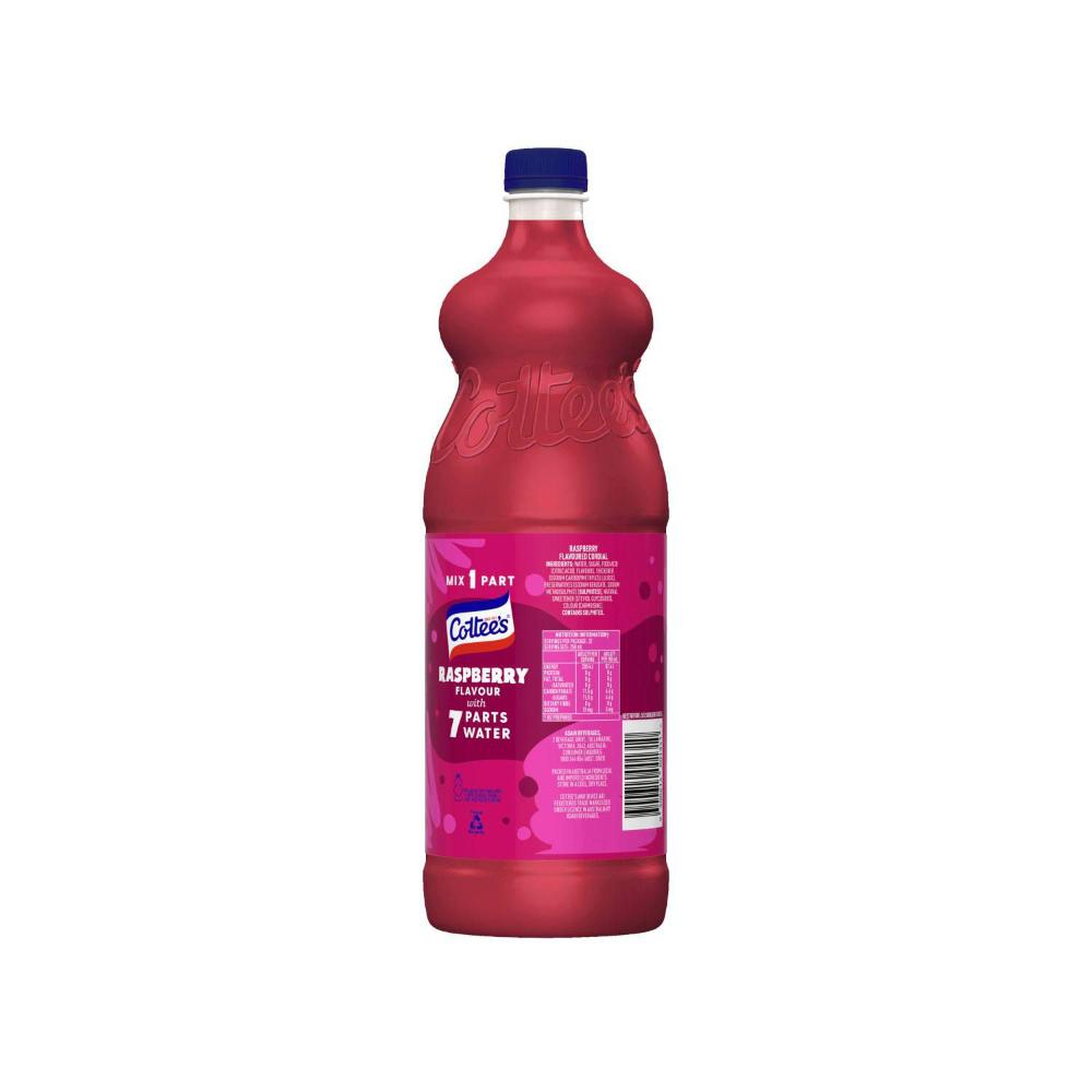 Cottee's Cordial Raspberry - 1L