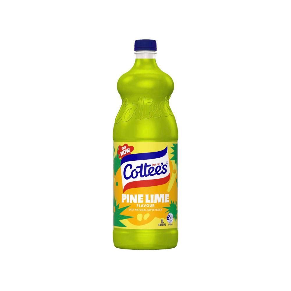 Cottee's Cordial Pine Lime - 1L