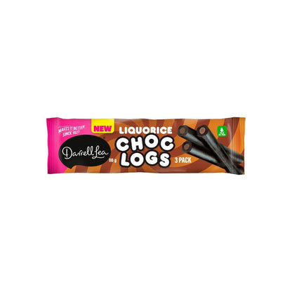 Darrell Lea Triple Triple Chocolate Liquorice Logs - 110g