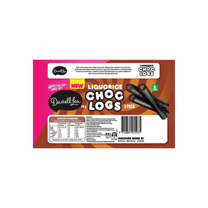 Darrell Lea Triple Triple Chocolate Liquorice Logs - 110g