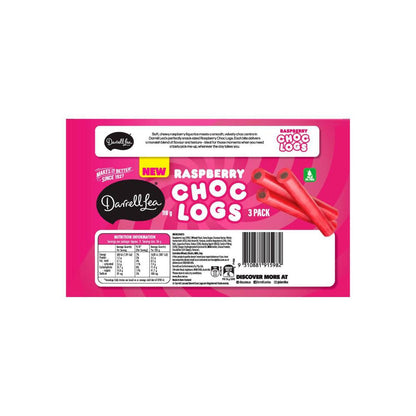 Darrell Lea Triple Chocolate Raspberry Logs - 110g