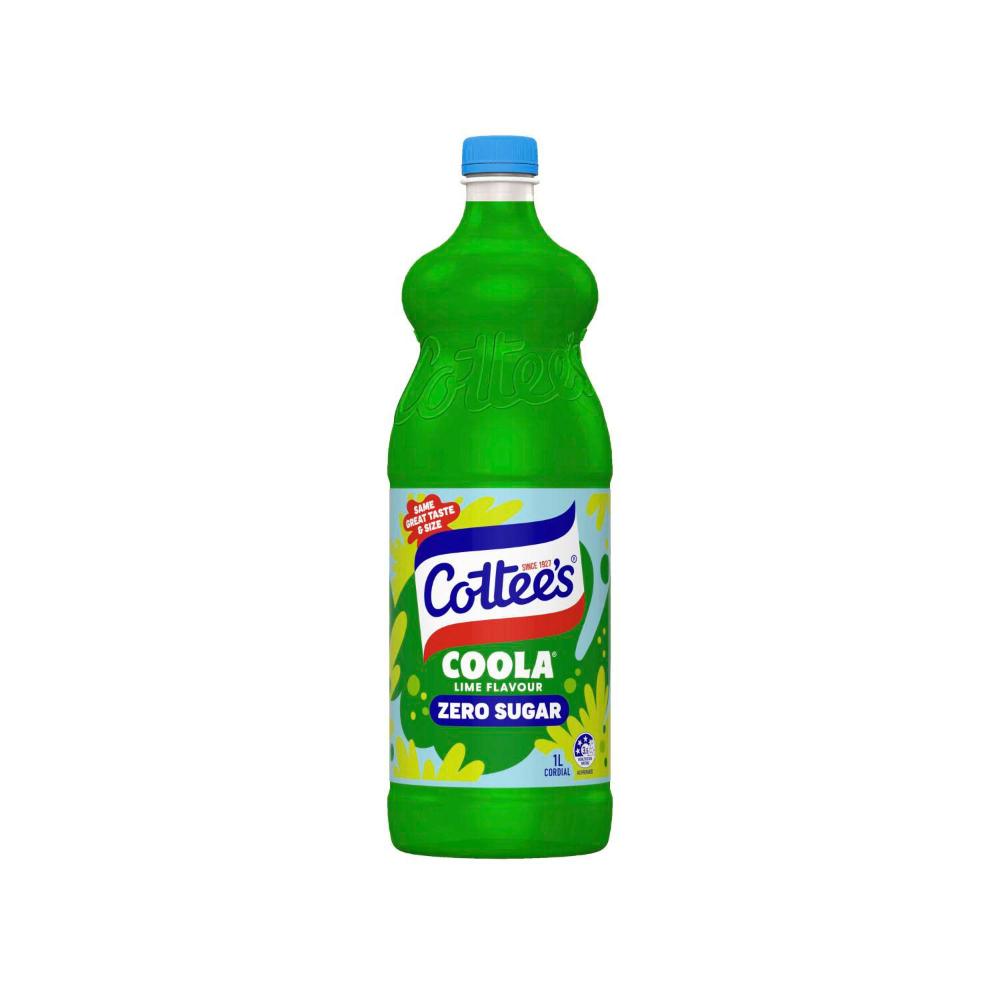 Cottee's Cordial Coola Zero Sugar - 1L