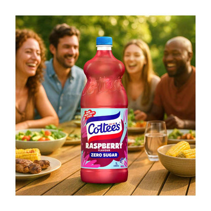 Cottee's Cordial Raspberry Zero Sugar - 1L