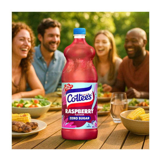 Cottee's Cordial Raspberry Zero Sugar - 1L