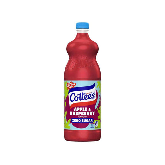 Cottee's Cordial Apple Raspberry Zero Sugar - 1L