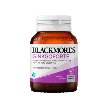 Blackmores Ginkgoforte - 80 Pack