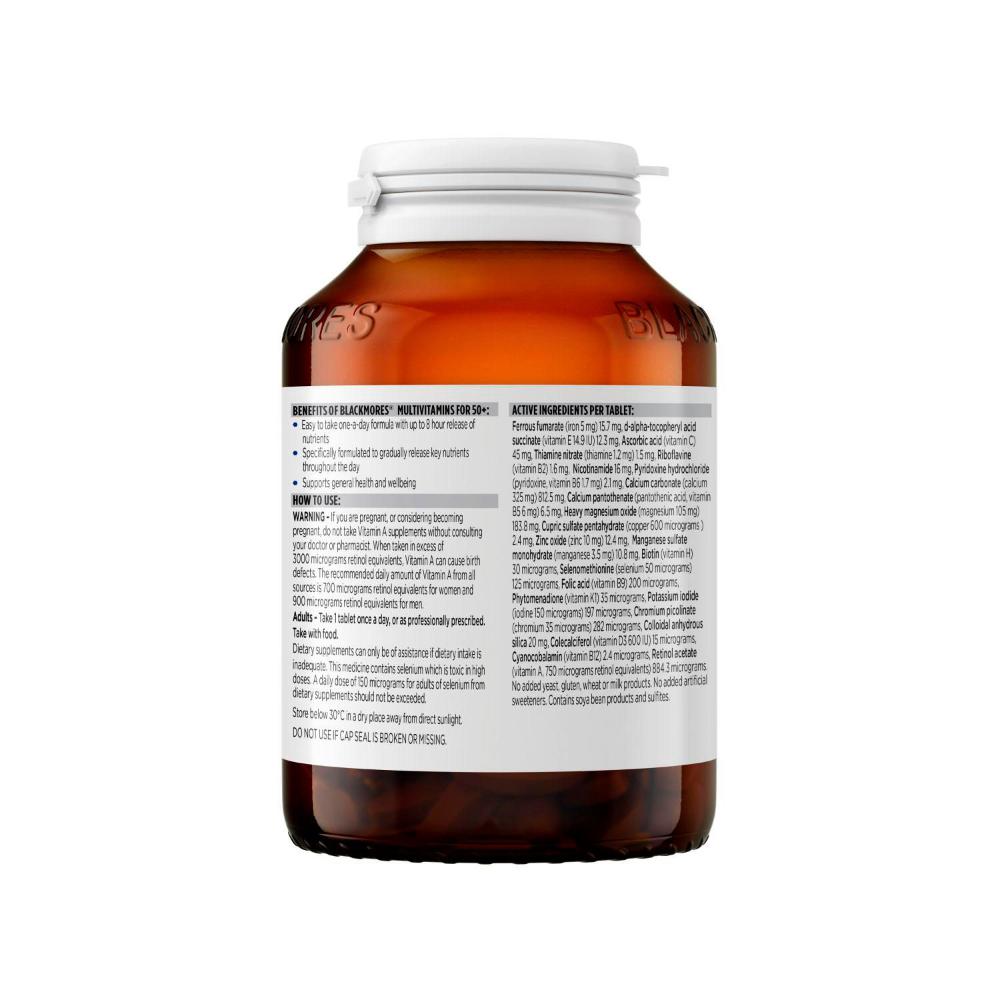 Blackmores Multivitamins For 50+ - 90 Pack