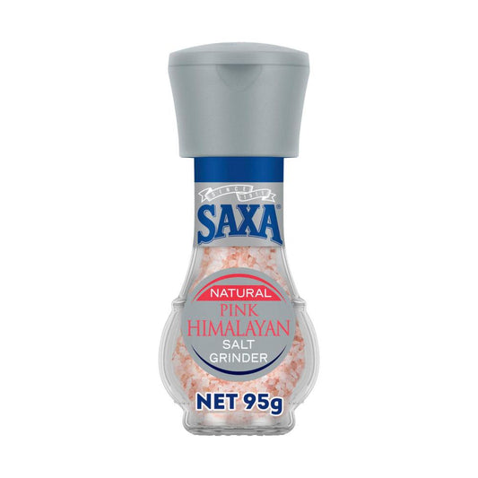 Saxa Natural Pink Himalayan Salt Grinder - 95g