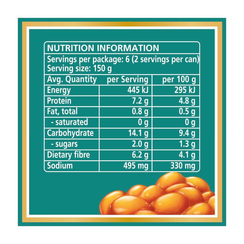 Heinz Baked Beans No Added Sugar 3 Pack - 300g