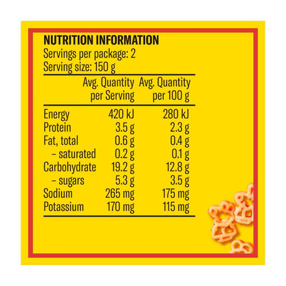 Heinz Peppa Pig Pasta Shapes In Tomato Sauce - 300g