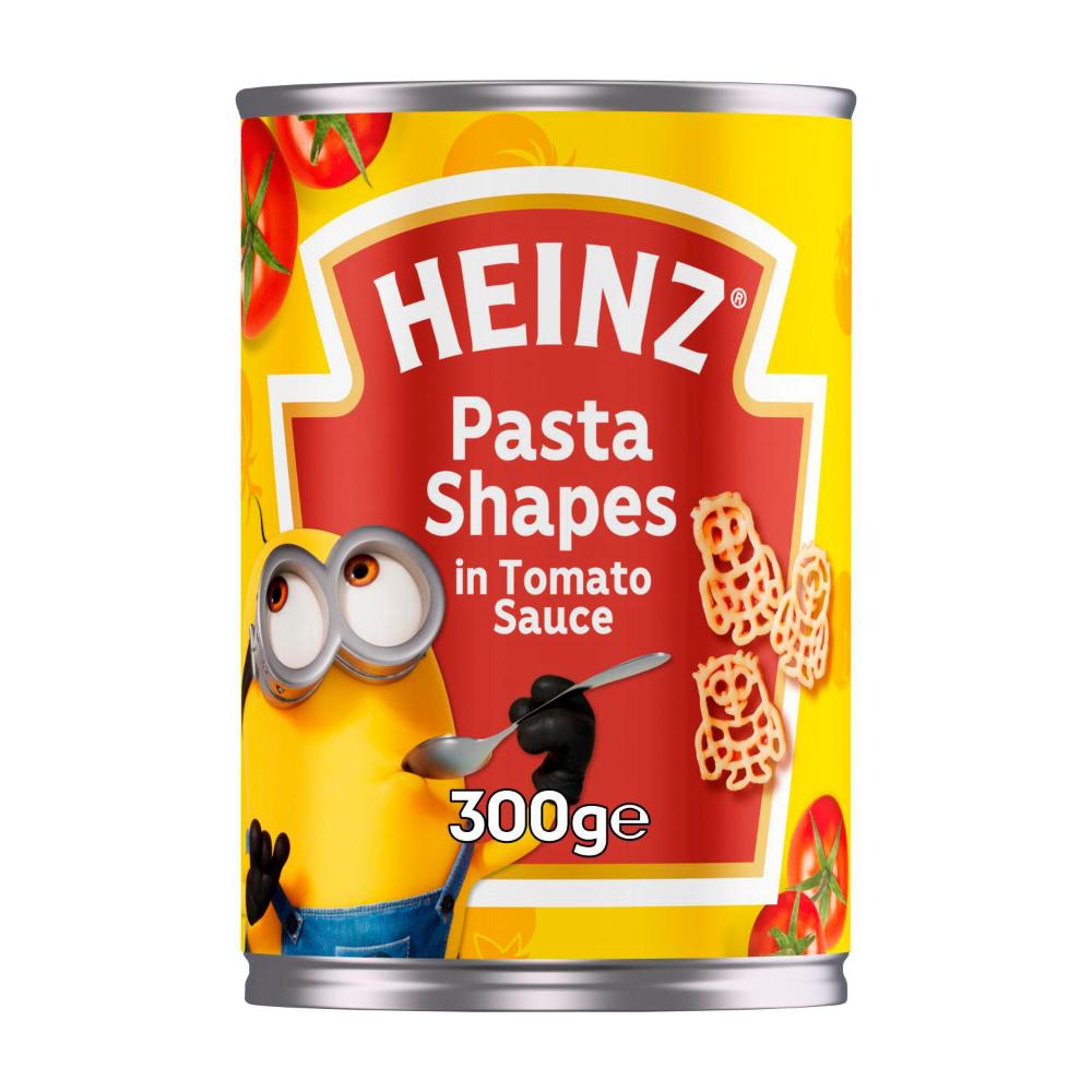 Heinz Minion Pasta Shapes In Tomato Sauce - 300g