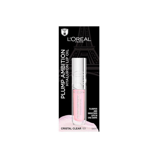 L'Oreal Paris Plump Ambition Hyaluron Lip Oil 101 Crystal ear - 30mL