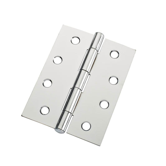 Lane 100mm Polished Chrome Butt Hinge Durasmooth Security