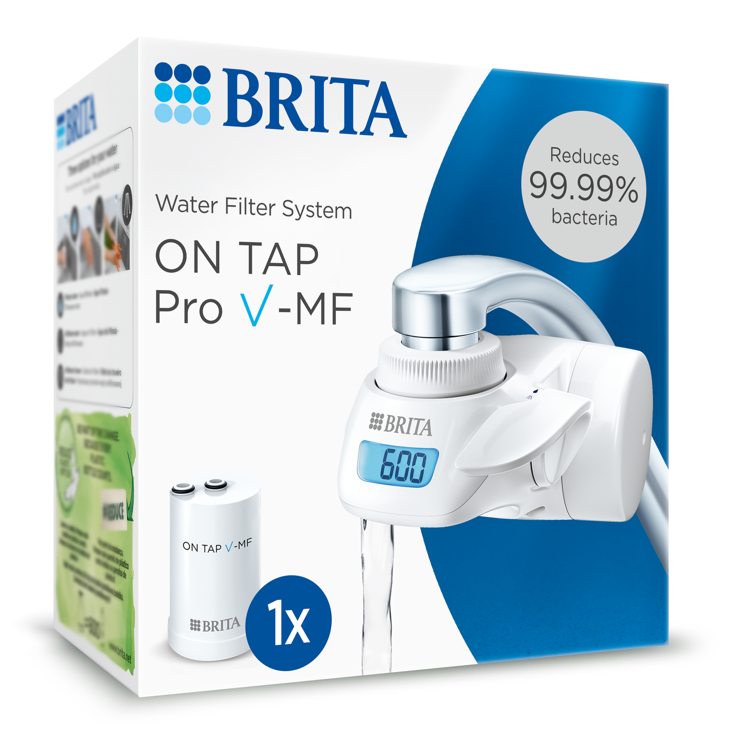 Brita Water Filter Tap Pro V Mf System - 600L