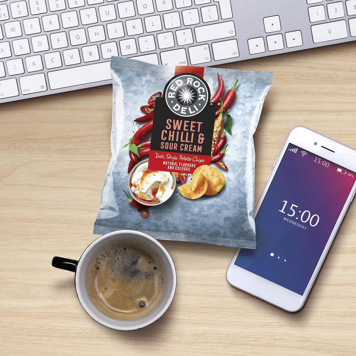 Red Rock Deli Sweet Chilli & Sour Cream Potato Chips 5 Pack
