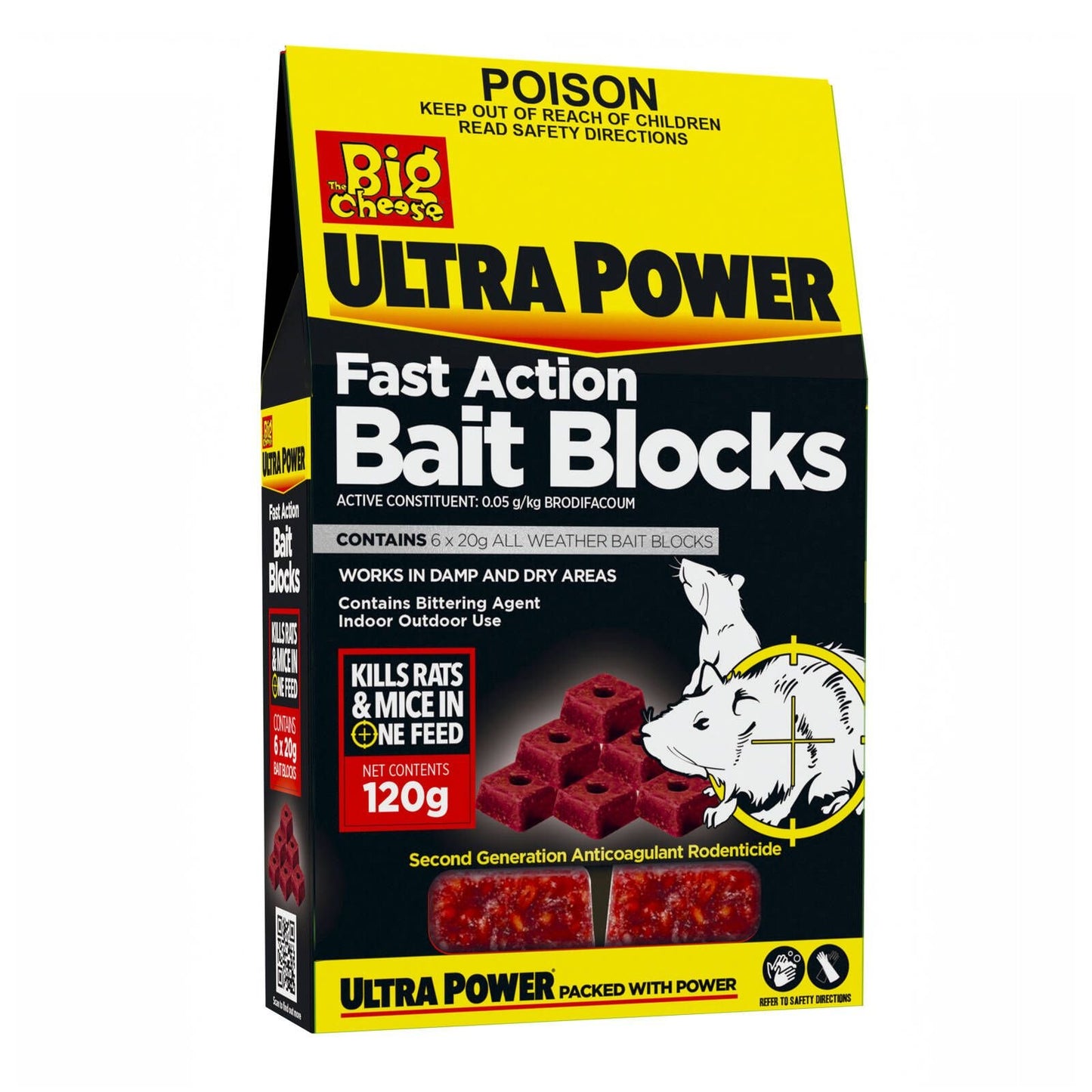 The Big Cheese Ultra Power Bait Blocks - 6x20g