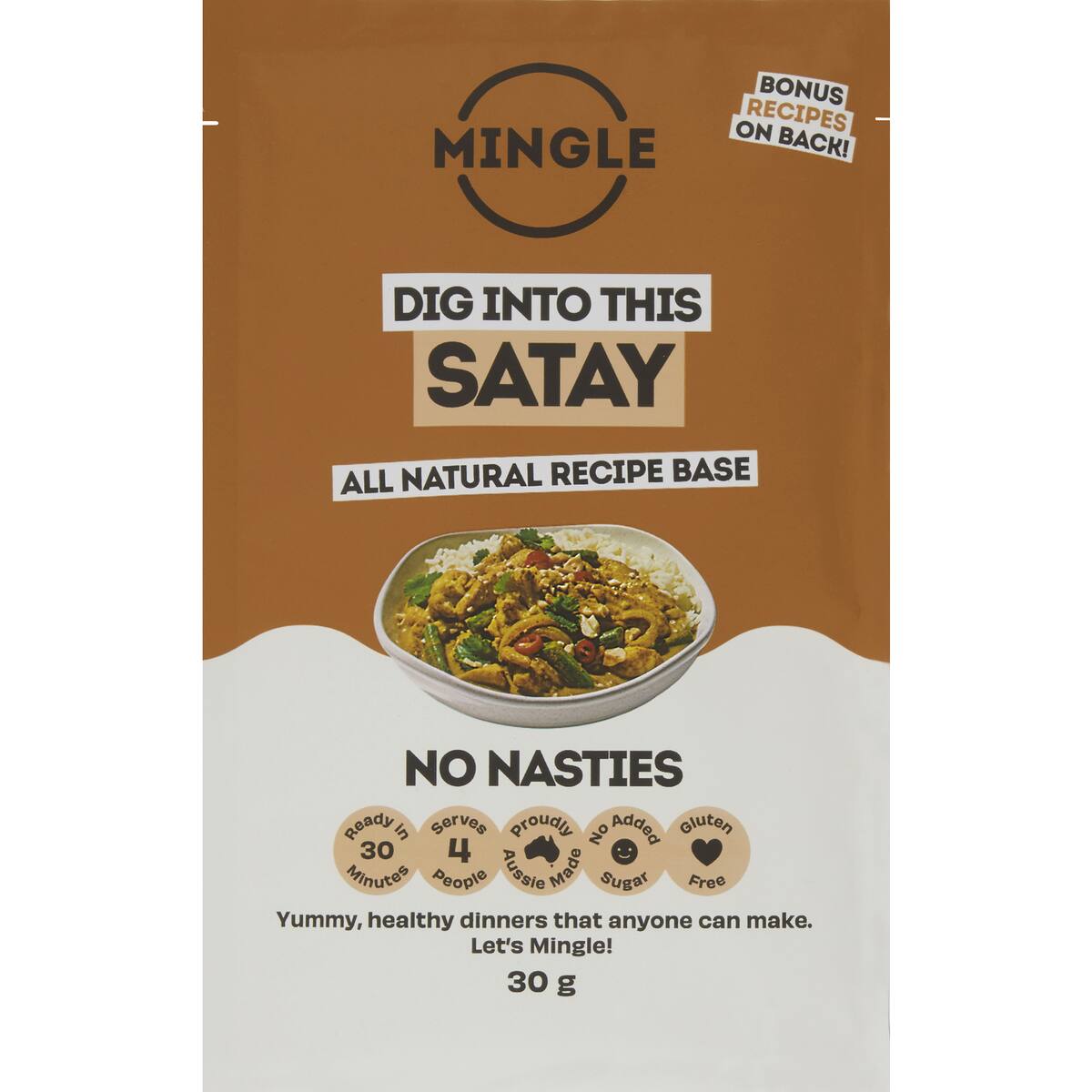 Mingle Satay Recipe Base 30g