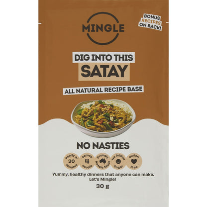 Mingle Satay Recipe Base 30g