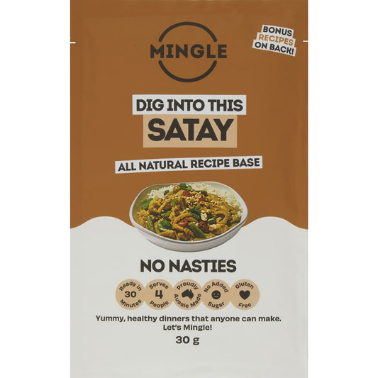 Mingle Satay Recipe Base 30g