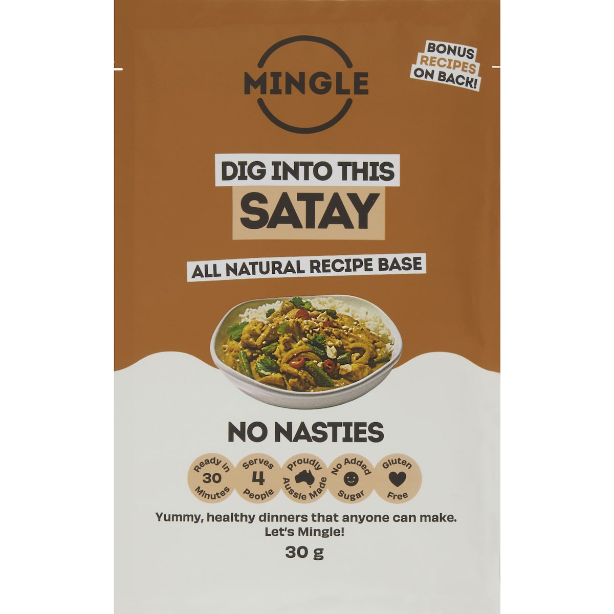 Mingle Satay Recipe Base 30g