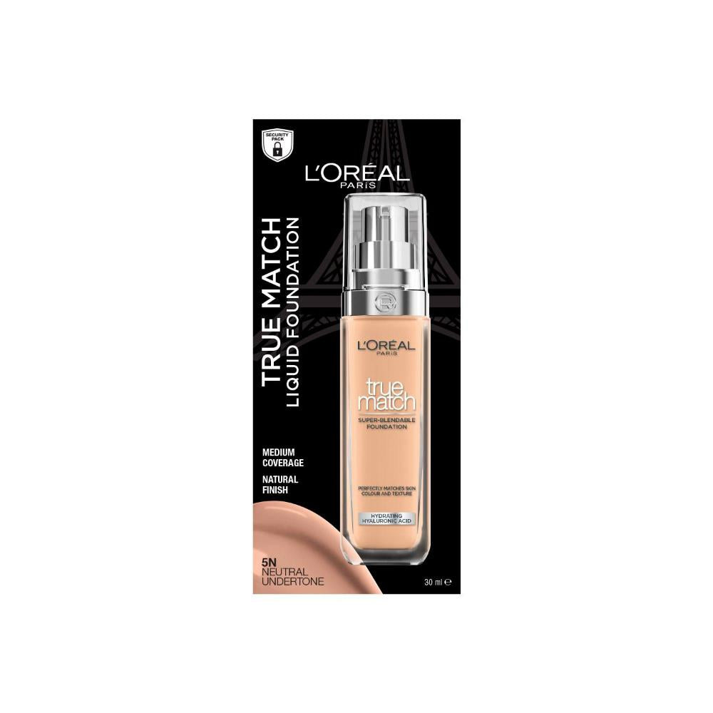 L'Oreal Paris True Match Liquid Foundation N5 Sand - 30mL