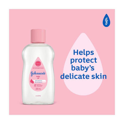 Johnson's Gentle Mild Moisturising Baby Oil - 200mL