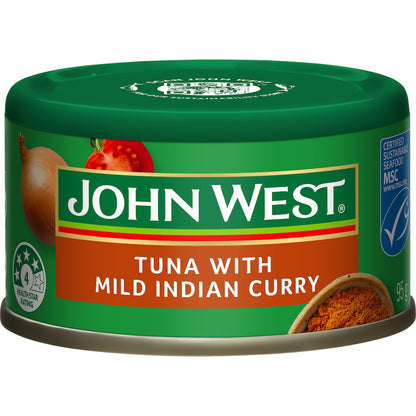 John West Tuna With Mild Indian Curry 95g