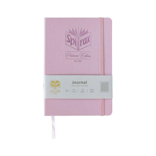 Spirax Platinum Linen A5 Journal 160 Page - 1 Each