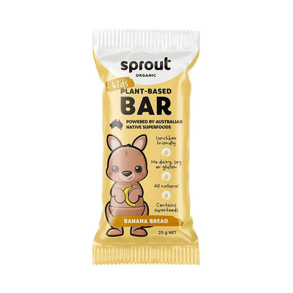 Sprout Kids Bar Banana Bread Bar 4 Pack - 100g