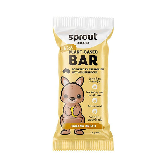 Sprout Kids Bar Banana Bread Bar 4 Pack - 100g