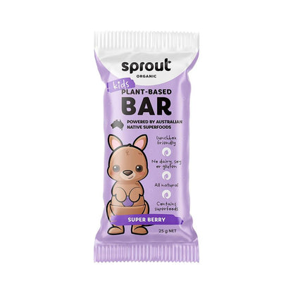 Sprout Kids Bar Super Berry Bar 4 Pack - 100g