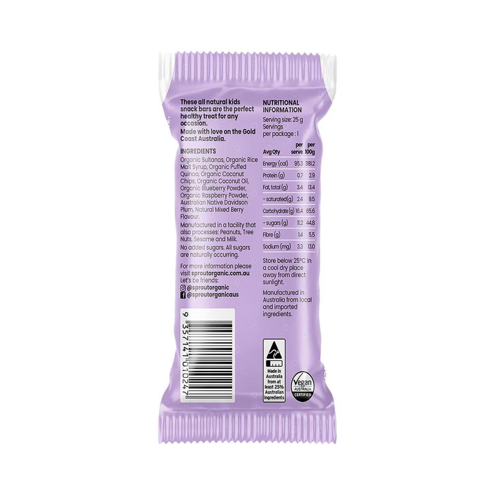 Sprout Kids Bar Super Berry Bar 4 Pack - 100g