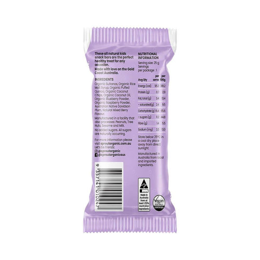 Sprout Kids Bar Super Berry Bar 4 Pack - 100g