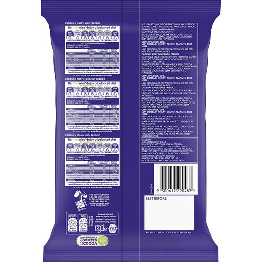 Cadbury Freddo Party Milk Chocolate Share Pack 18 Pieces 216g