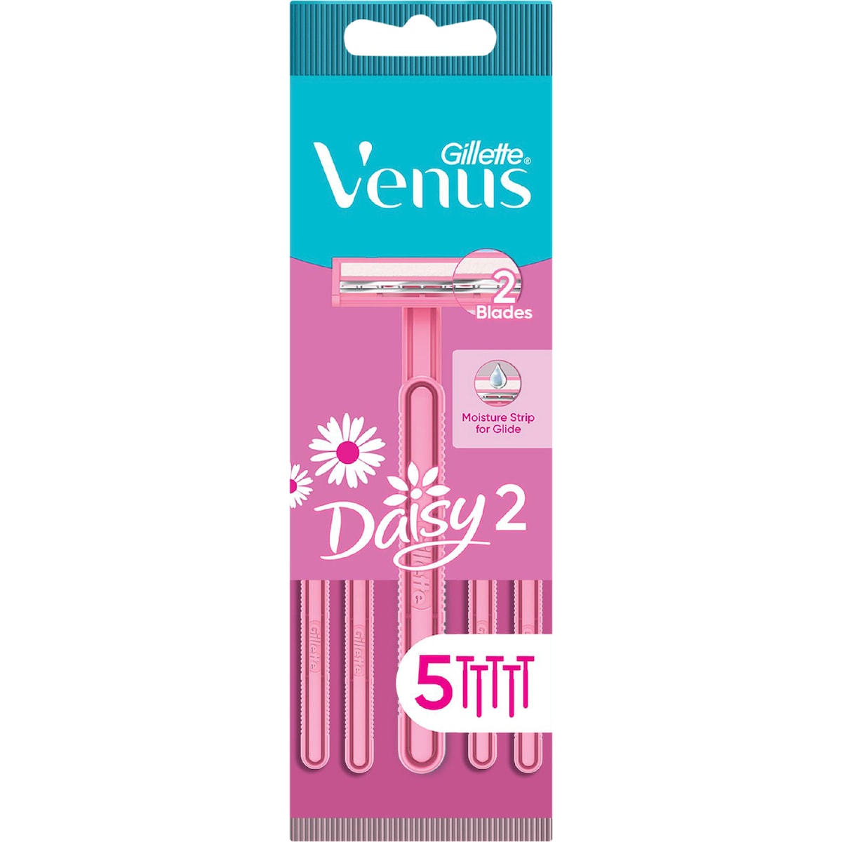 Gillette Venus Daisy Classic Disposable Razors 5 Pack