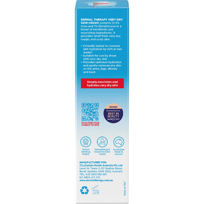Dermal Therapy Very Dry Skin Cream 125g