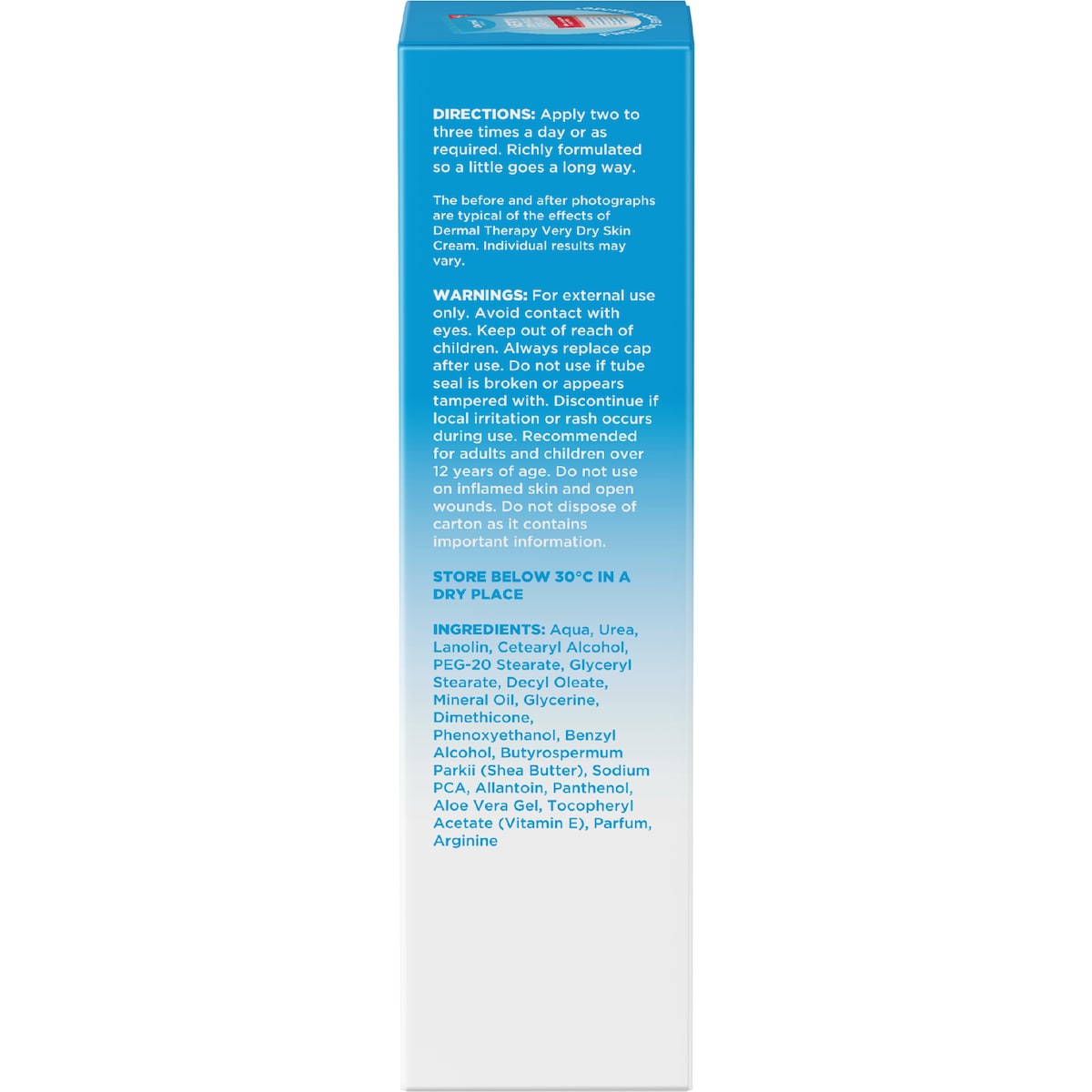 Dermal Therapy Very Dry Skin Cream 125g