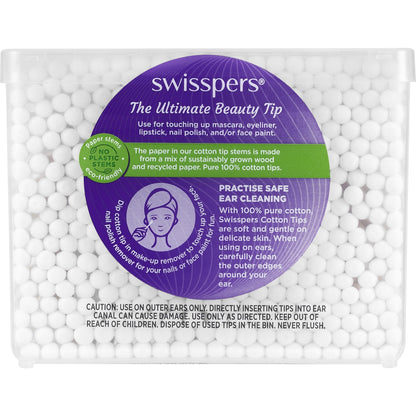Swisspers Paper Cotton Stems 400 Pack