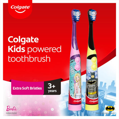 Colgate Kids Toothbrush Battery Sonic Barbie Extra Soft For 3+ Years Each