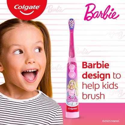 Colgate Kids Toothbrush Battery Sonic Barbie Extra Soft For 3+ Years Each