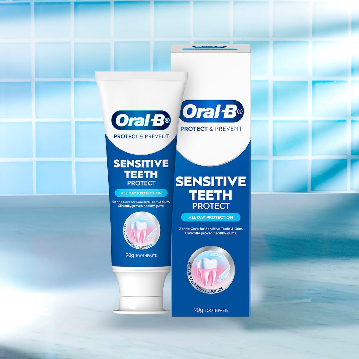 Oral-b Sensitivity & Gum Care All Day Protection Clean Toothpaste 90g